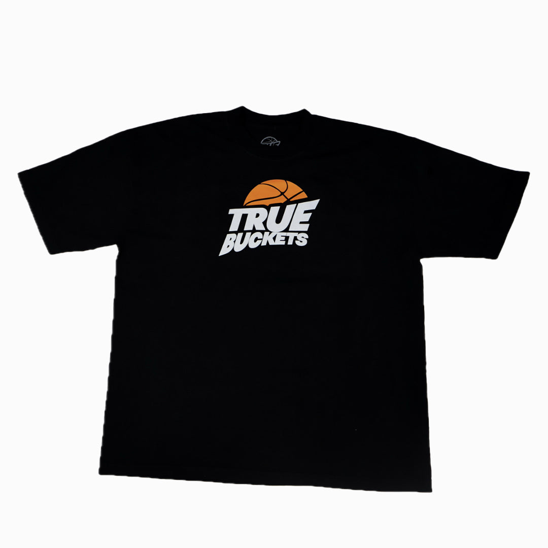 TRUE BUCKETS BLACK OFFICIAL TEE