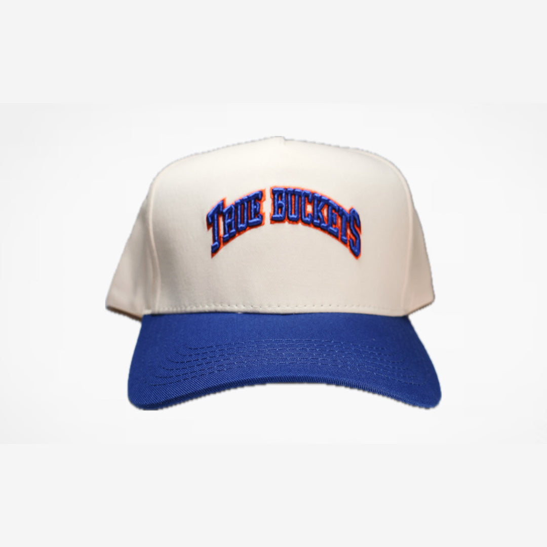 TRUE BUCKETS CAP – BLUE/ORANGE/CREAM