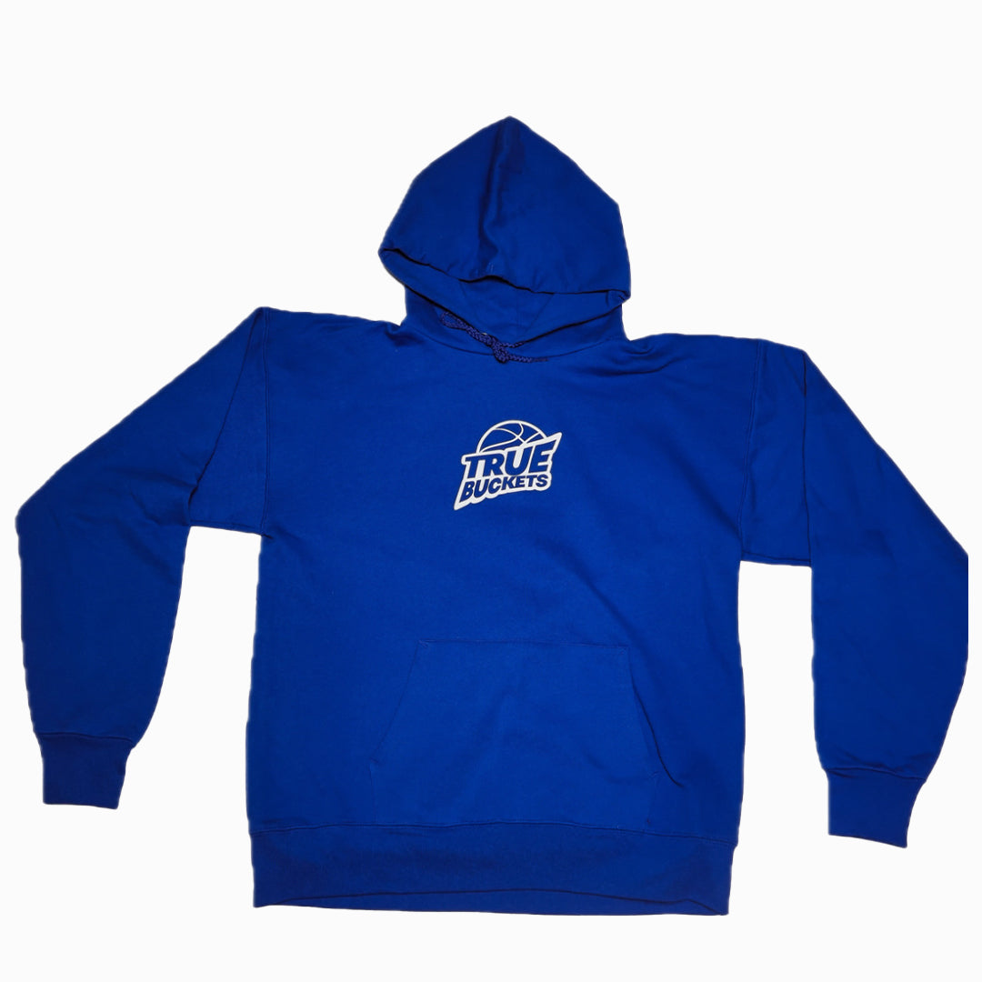 MULTI LOGO BLUE OFFICIAL TRUE BUCKETS HOODIE