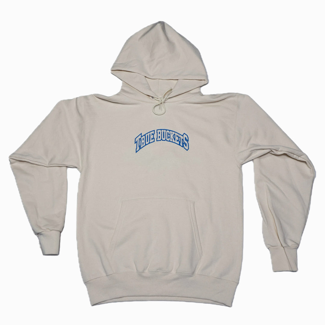TRUE BUCKETS BLUE/CREAM HOODIE – Puerto Rico’s Streetballers